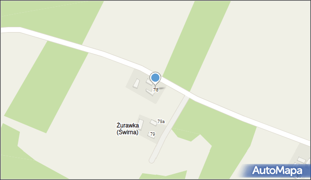 Mychów, Mychów, 78, mapa Mychów