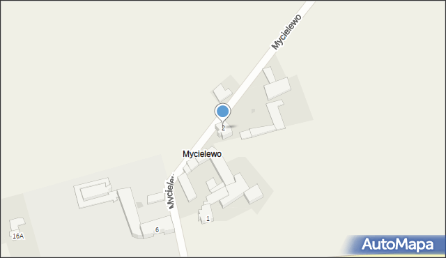 Mycielewo, Mycielewo, 2, mapa Mycielewo