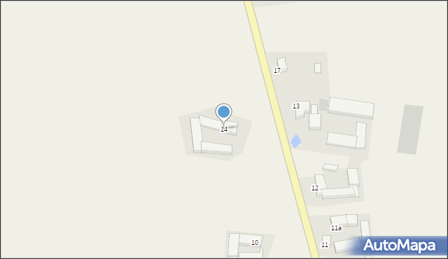 Mycielin, Mycielin, 14, mapa Mycielin