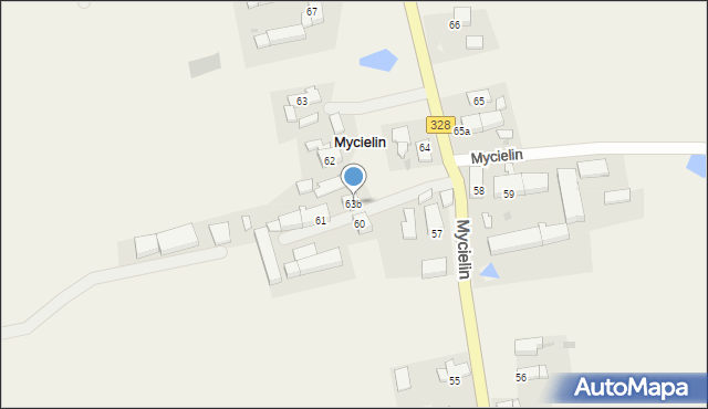 Mycielin, Mycielin, 63b, mapa Mycielin
