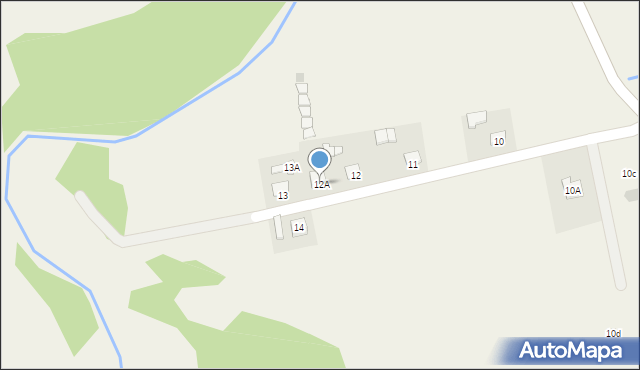 Myczkowce, Myczkowce, 12A, mapa Myczkowce