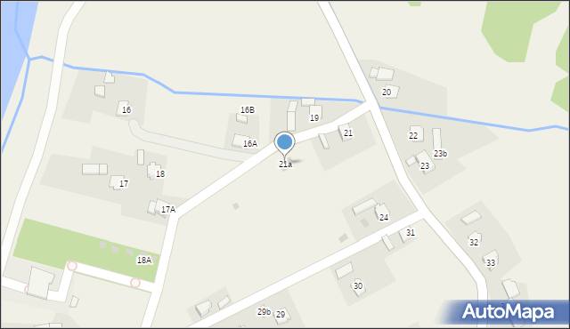 Myczkowce, Myczkowce, 21a, mapa Myczkowce