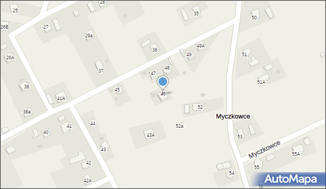 Myczkowce, Myczkowce, 46, mapa Myczkowce