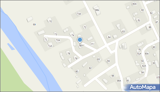Myczkowce, Myczkowce, 76, mapa Myczkowce