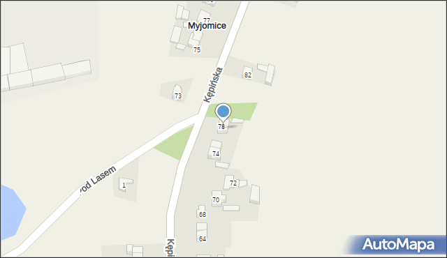 Myjomice, Myjomice, 26b, mapa Myjomice