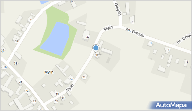 Mylin, Mylin, 50, mapa Mylin