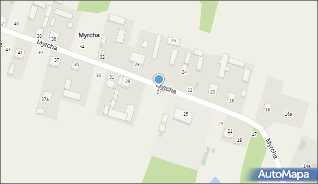 Myrcha, Myrcha, 27, mapa Myrcha