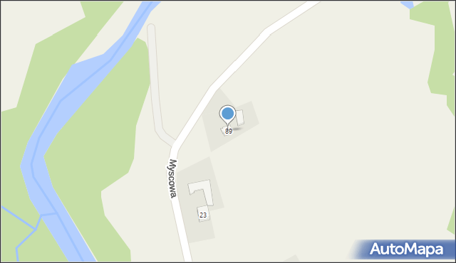 Myscowa, Myscowa, 89, mapa Myscowa