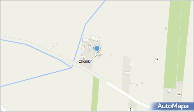 Myślakowice-Kolonia, Myślakowice-Kolonia, 2A, mapa Myślakowice-Kolonia