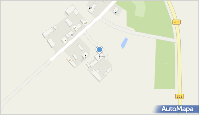 Myślątkowo, Myślątkowo, 3, mapa Myślątkowo