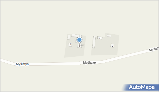 Myślatyn, Myślatyn, 4, mapa Myślatyn