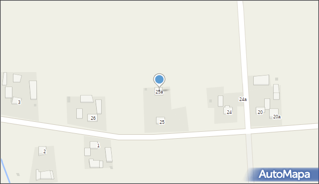 Mysławczyce, Mysławczyce, 25a, mapa Mysławczyce