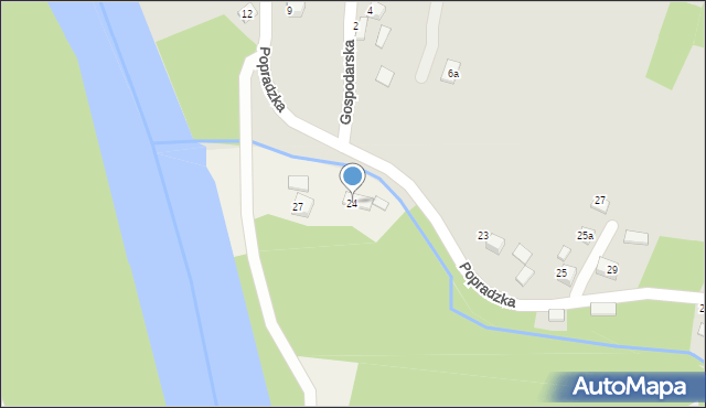 Myślec, Myślec, 24, mapa Myślec