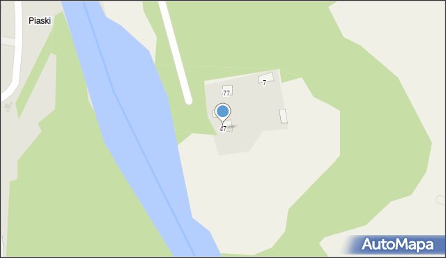 Myślec, Myślec, 47, mapa Myślec