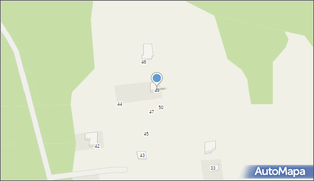 Myślęcin, Myślęcin, 49, mapa Myślęcin