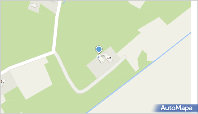 Myśliborzyce, Myśliborzyce, 32, mapa Myśliborzyce