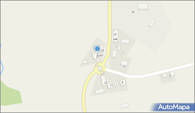 Myślice, Myślice, 13, mapa Myślice