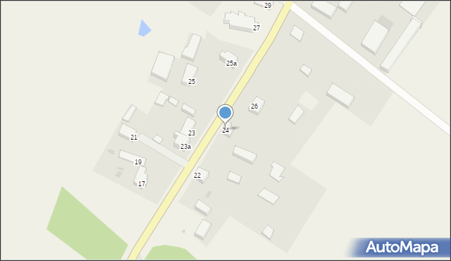 Myślice, Myślice, 24, mapa Myślice