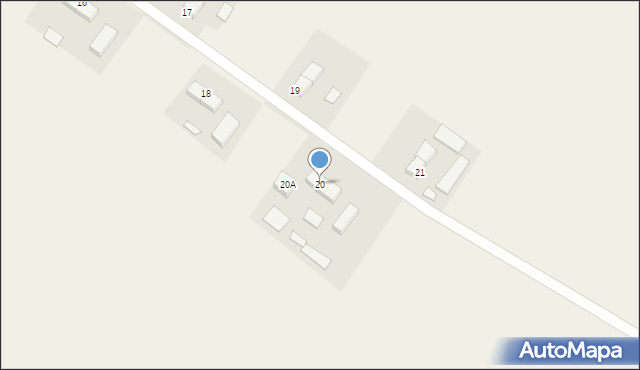 Myśligoszcz, Myśligoszcz, 20, mapa Myśligoszcz