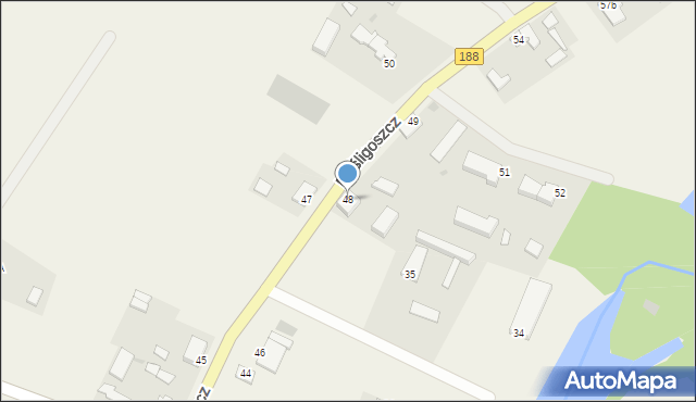 Myśligoszcz, Myśligoszcz, 48, mapa Myśligoszcz