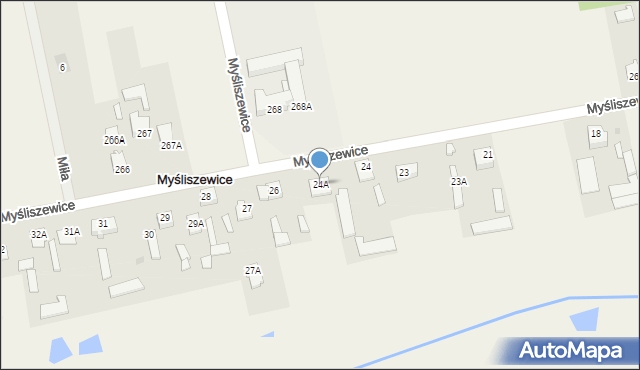 Myśliszewice, Myśliszewice, 24A, mapa Myśliszewice