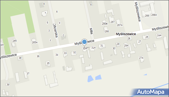 Myśliszewice, Myśliszewice, 32A, mapa Myśliszewice