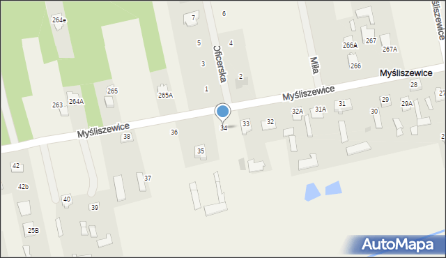 Myśliszewice, Myśliszewice, 34, mapa Myśliszewice