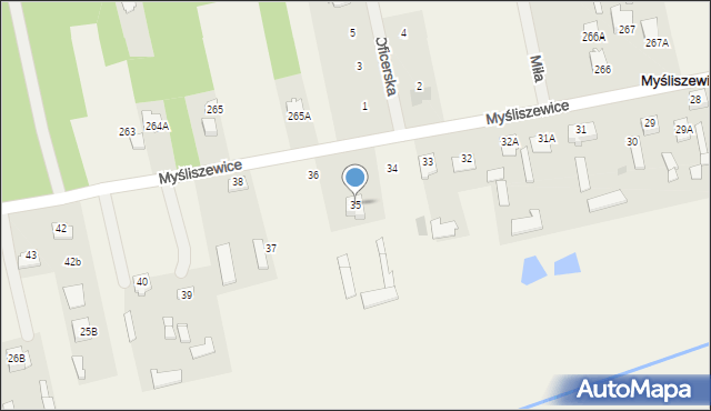 Myśliszewice, Myśliszewice, 35, mapa Myśliszewice