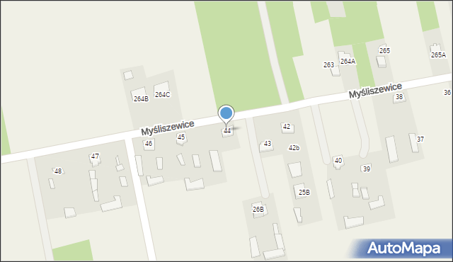 Myśliszewice, Myśliszewice, 44, mapa Myśliszewice