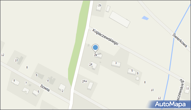 Myśliszów, Myśliszów, 2e, mapa Myśliszów