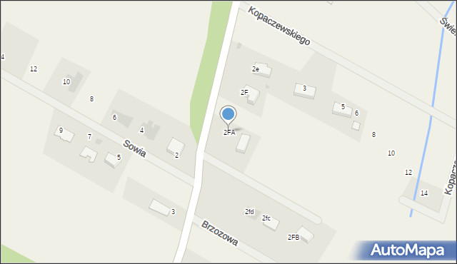 Myśliszów, Myśliszów, 2FA, mapa Myśliszów