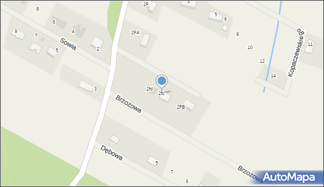 Myśliszów, Myśliszów, 2fc, mapa Myśliszów