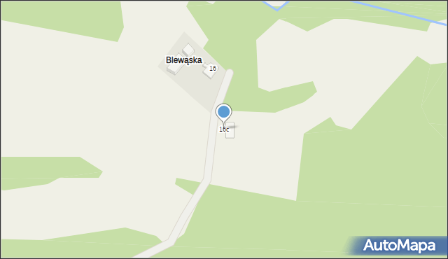Myślniew, Myślniew, 16c, mapa Myślniew