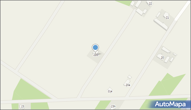 Myślniew, Myślniew, 22D, mapa Myślniew