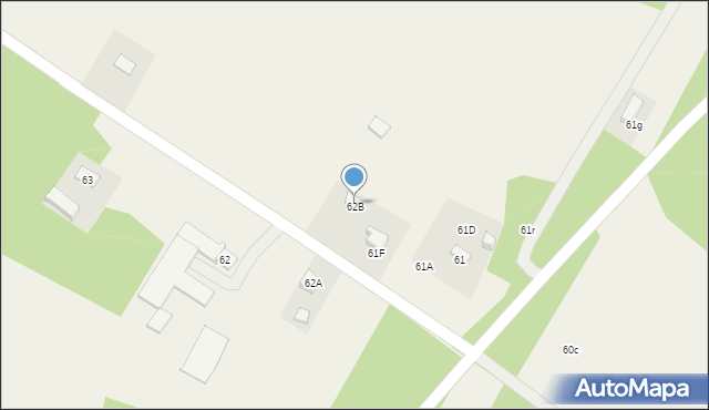 Myślniew, Myślniew, 62B, mapa Myślniew