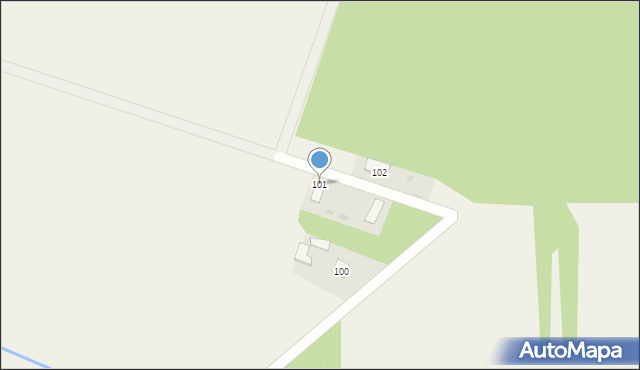 Mysłów, Mysłów, 101, mapa Mysłów