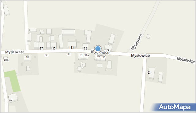 Mysłowice, Mysłowice, 30a, mapa Mysłowice