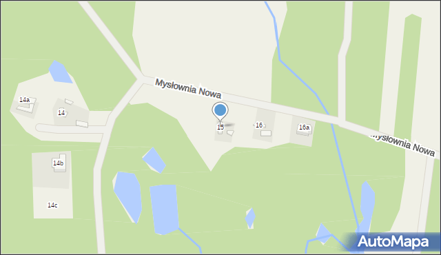 Mysłownia Nowa, Mysłownia Nowa, 15, mapa Mysłownia Nowa