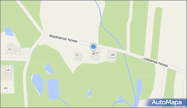 Mysłownia Nowa, Mysłownia Nowa, 16, mapa Mysłownia Nowa