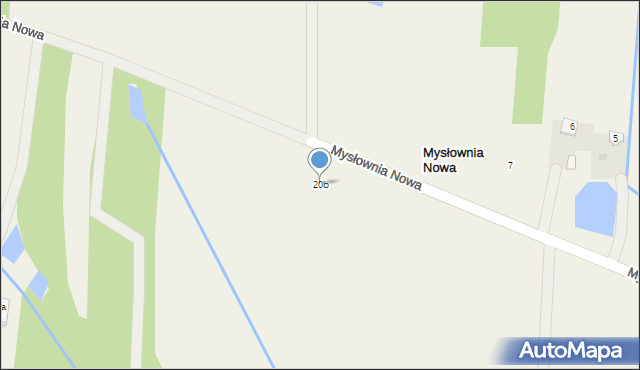 Mysłownia Nowa, Mysłownia Nowa, 20b, mapa Mysłownia Nowa