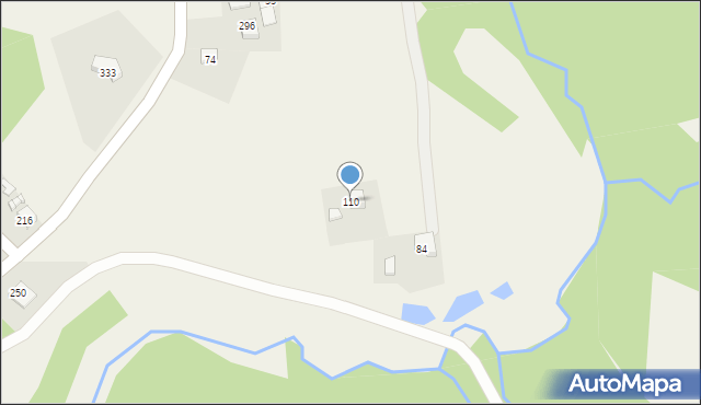 Mystków, Mystków, 110, mapa Mystków