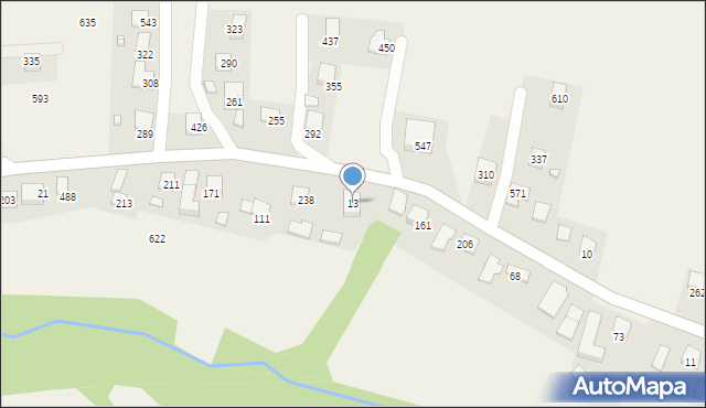 Mystków, Mystków, 13, mapa Mystków