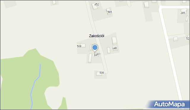 Mystków, Mystków, 147, mapa Mystków