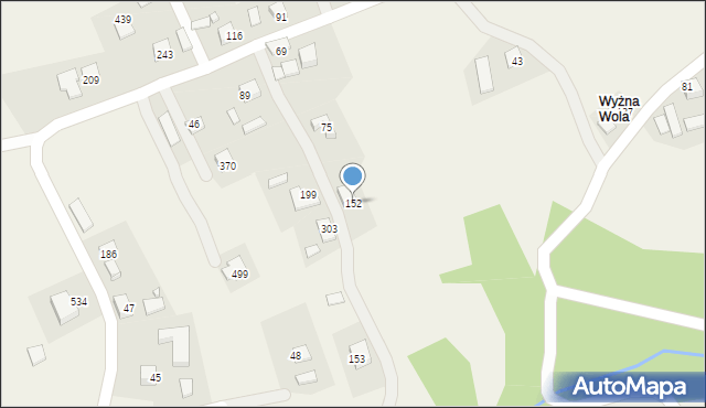 Mystków, Mystków, 152, mapa Mystków