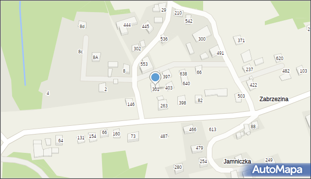 Mystków, Mystków, 301, mapa Mystków