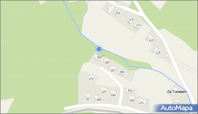 Mystków, Mystków, 344, mapa Mystków