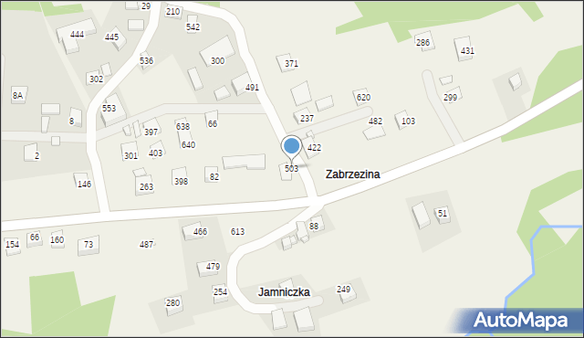 Mystków, Mystków, 503, mapa Mystków