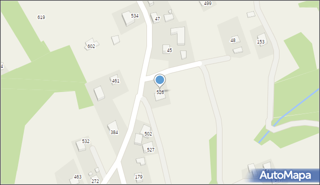 Mystków, Mystków, 526, mapa Mystków