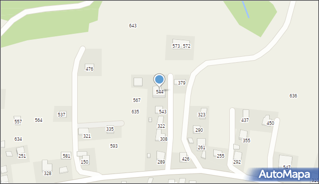 Mystków, Mystków, 544, mapa Mystków