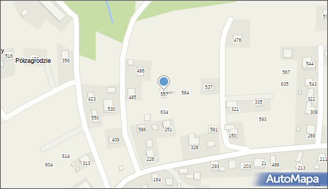 Mystków, Mystków, 557, mapa Mystków